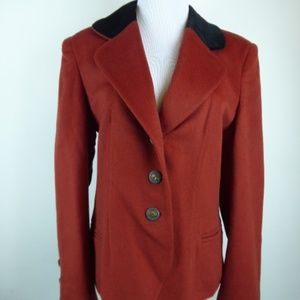 HENRY WHITE IRELAND classic cashmere Chesterfield Equestrian blazer 10 Vintage